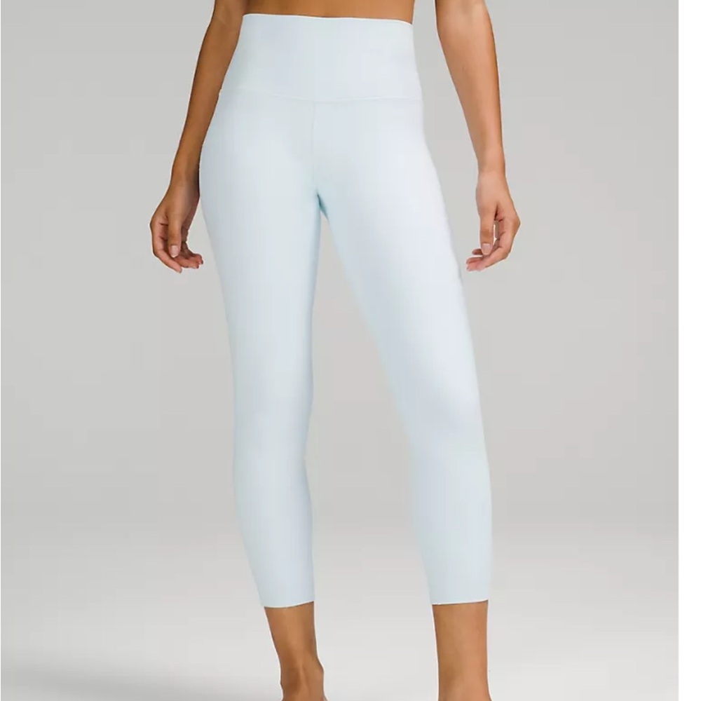 Lululemon Athletica Powder Blue High-Waisted Leggings